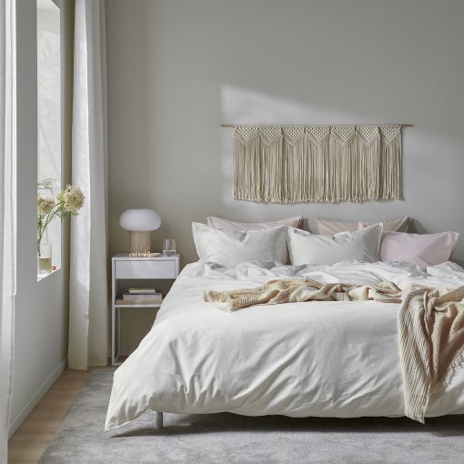 ÄNGSLILJA, duvet cover and pillowcase, 150x200/50x60 cm, 606.089.10