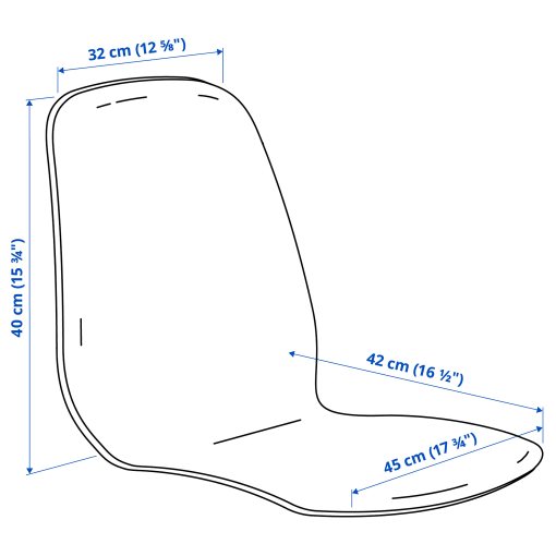 SKÅLSTA, seat shell, 606.117.95