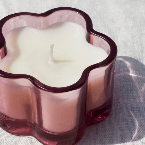 MORKULLA, scented candle in glass/Lilac , 22 hr, 606.195.98