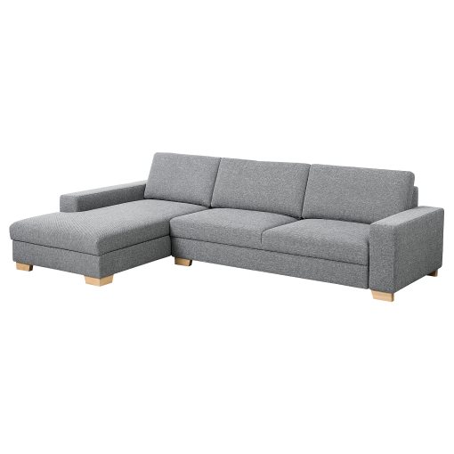 SÖRVALLEN, 4-seat sofa with chaise longue/left, 693.147.91