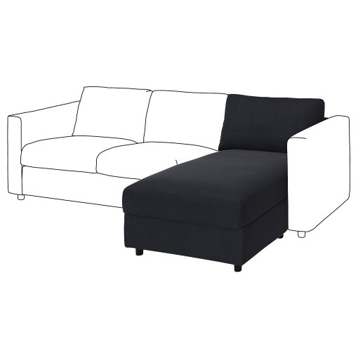 VIMLE, chaise longue section, 693.925.81