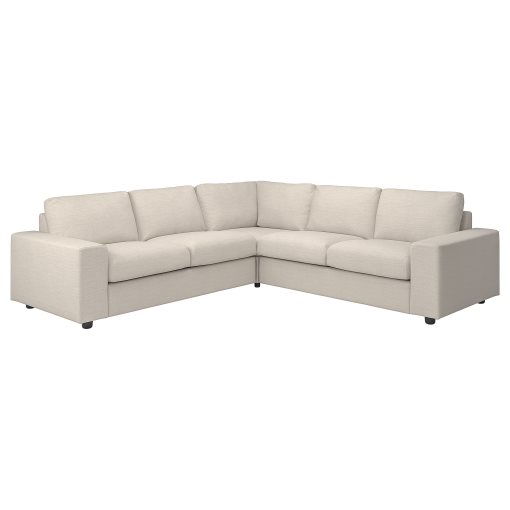VIMLE, corner sofa, 4-seat with wide armrests, 694.017.93