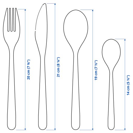 FÖRNUFT, 24-piece cutlery set, 700.149.99