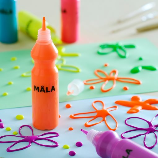 MÅLA, fluorescent/glitter paint, 702.662.99