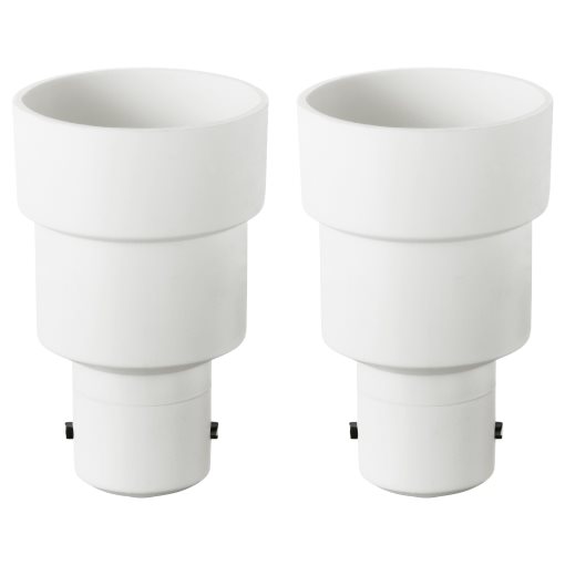 KOPPLA, προσαρμογέας  λαμπτήρα από B15 σε E14, 2 τεμ., 702.965.74