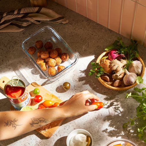 IKEA 365+, food container rectangular/glass, 1.0 l, 703.591.99