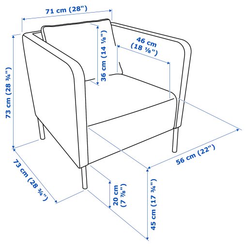 EKERÖ, armchair, 704.945.88