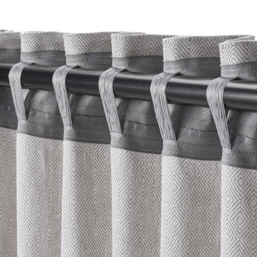 FJÄDERMOTT, κουρτίνα 145x300 cm, 2 τεμ., 705.045.87