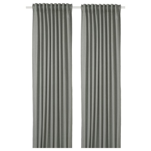 TIBAST, room darkening curtains 145x300 cm, 1 pair, 705.045.92