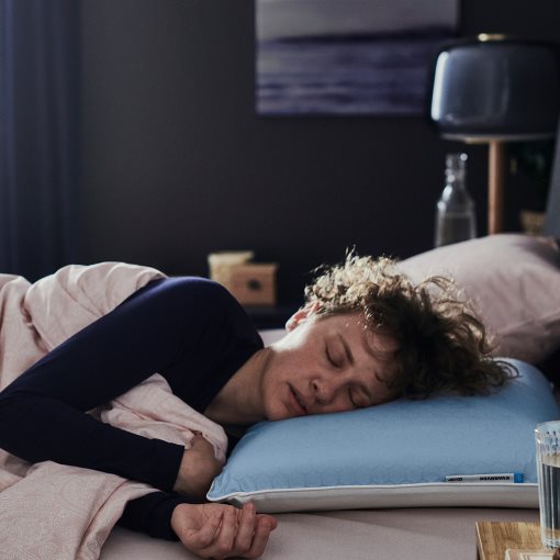 KVARNVEN, εργονομικό μαξιλάρι για ύπνο πλάι/ανάσκελα, 42x54 cm, 705.073.50