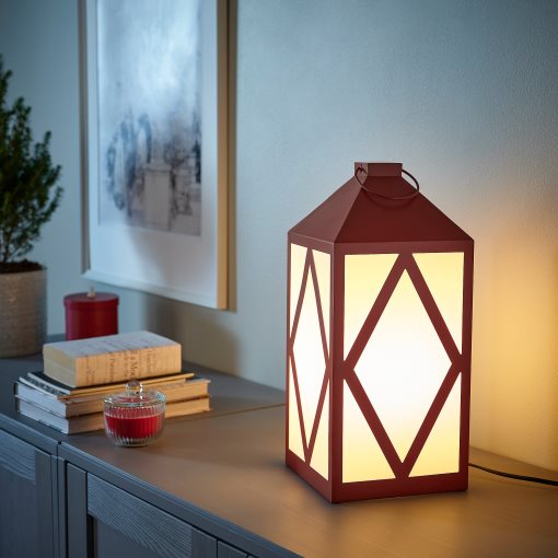 STRÅLA, table lamp/decoration/house, 39 cm, 705.324.01