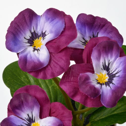 FEJKA, artificial potted plant in/outdoor/Pansy, 6 cm, 706.133.55