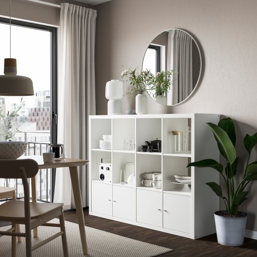 KALLAX, shelving unit with 4 inserts, 792.782.50