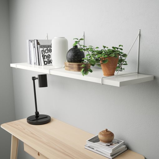 BERGSHULT/PERSHULT, wall shelf, 120x30 cm, 792.907.75