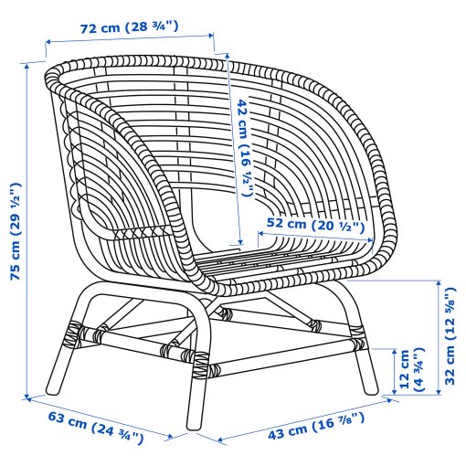 BUSKBO, armchair, 792.990.16