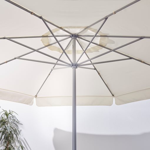 LJUSTERÖ, parasol with base, 793.254.83