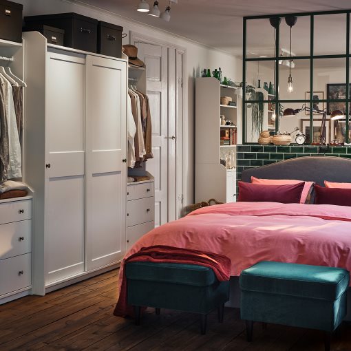 HAUGA, συνδυασμός ντουλάπας, 258X55X199 cm, 793.881.64