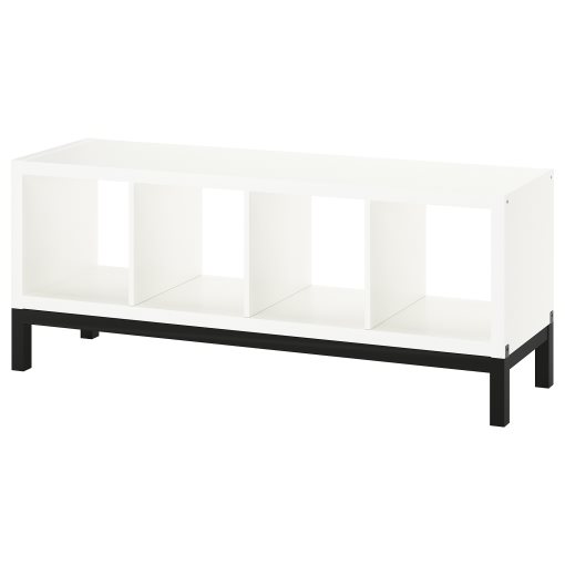 KALLAX, shelving unit with underframe, 147x59 cm, 794.426.65