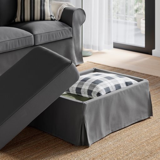 EKTORP, footstool with storage, 795.521.21