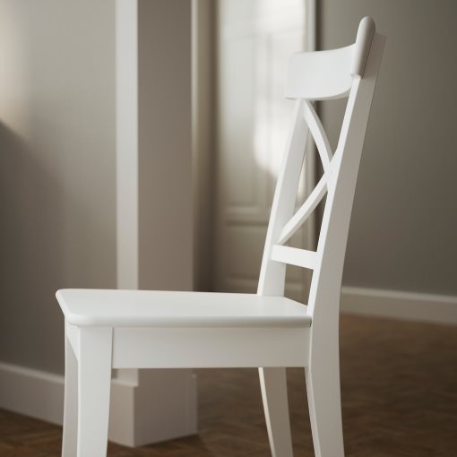 ROSENTORP, τραπέζι και 6 καρέκλες, 160/215x110 cm, 796.101.35