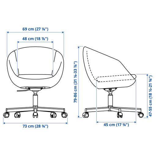 SKRUVSTA, swivel chair, 804.029.94
