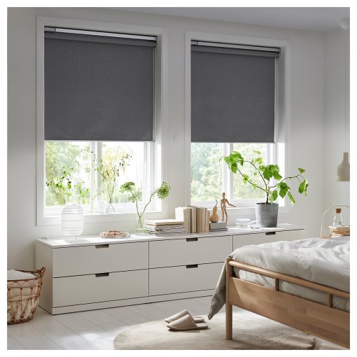 FYRTUR, block-out roller blind wireless/battery-operated, 804.081.99