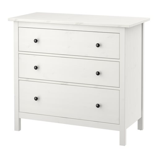 HEMNES, συρταριέρα με 3 συρτάρια, 804.247.45