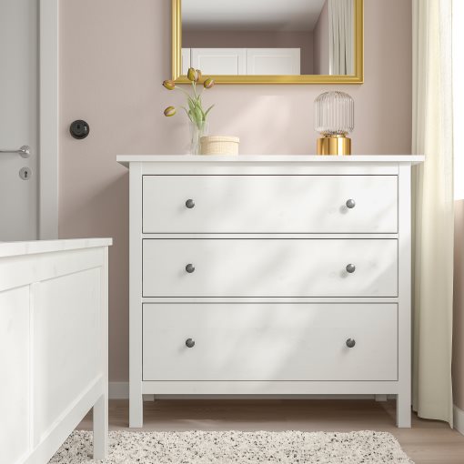 HEMNES, συρταριέρα με 3 συρτάρια, 804.247.45