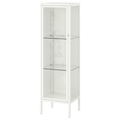 BAGGEBO, cabinet with glass doors, 34x30x116 cm, 805.029.98