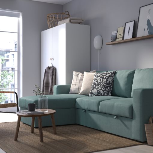 BARSLOV, 3-seat sofa-bed with chaise longue, 805.308.16