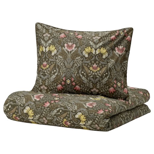 KÄRRDUNÖRT, duvet cover and 2 pillowcases, 240x220/50x60 cm, 805.363.14