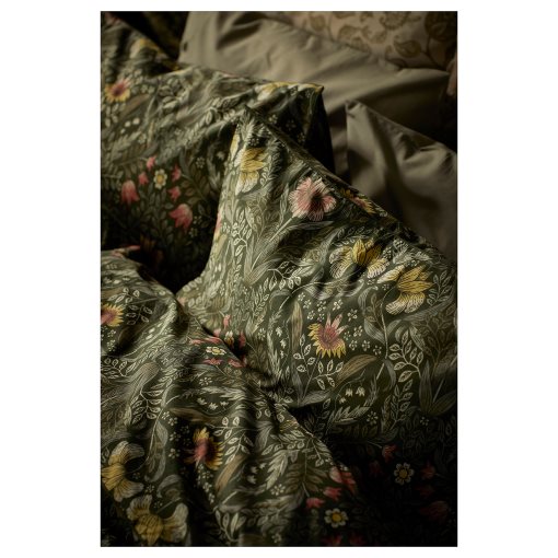 KÄRRDUNÖRT, duvet cover and 2 pillowcases, 240x220/50x60 cm, 805.363.14