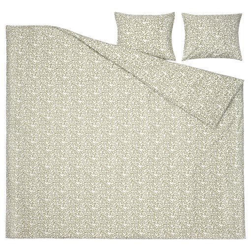 SORGMANTEL, duvet cover and 2 pillowcases, 240x220/50x60 cm, 805.494.82