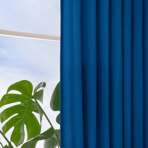 GINSTMOTT, κουρτίνα με τρέσα, 2 τεμ. 145x300 cm, 805.971.90