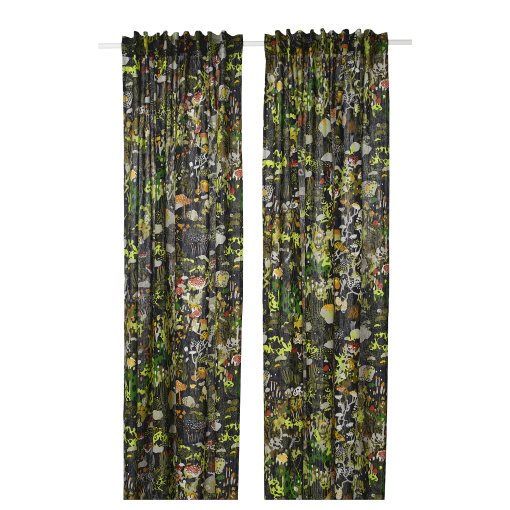 STOCKHOLM 2025, curtains with heading tape/1 pair, 145x300 cm, 806.010.88