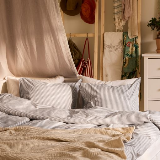 SOLFIBBLA, duvet cover and pillowcase, 150x200/50x60 cm, 806.109.26