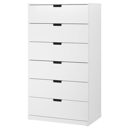 NORDLI, chest of 6 drawers, 80x145 cm, 892.394.99