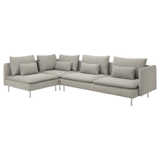 SÖDERHAMN, corner sofa, 4-seat with open end, 893.058.42