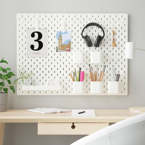 SKÅDIS, pegboard combination, 76x56 cm, 894.063.65