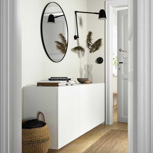 BESTÅ, wall-mounted cabinet combination, 180x42x64 cm, 894.259.10