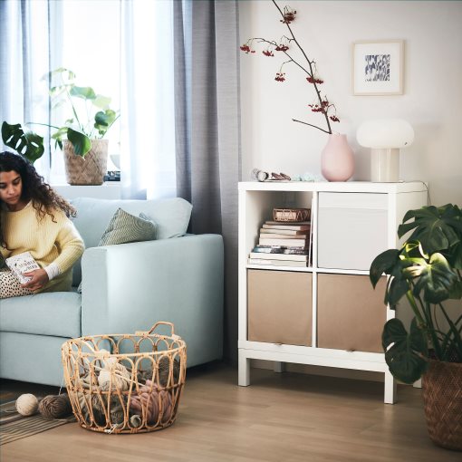 KALLAX, shelving unit with underframe, 77x94 cm, 894.426.41