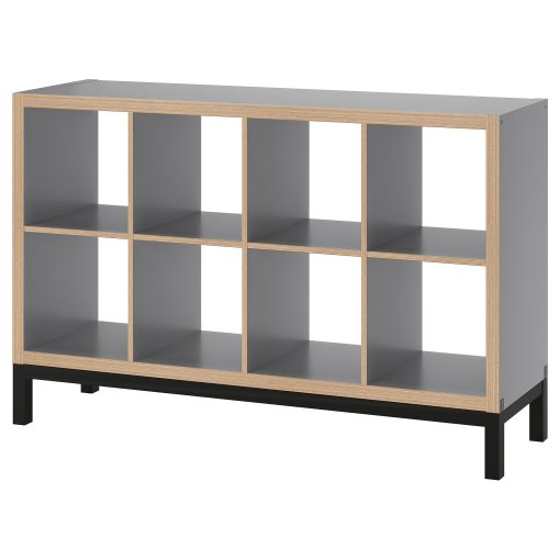 KALLAX, shelving unit with underframe, 147x94 cm, 894.426.79