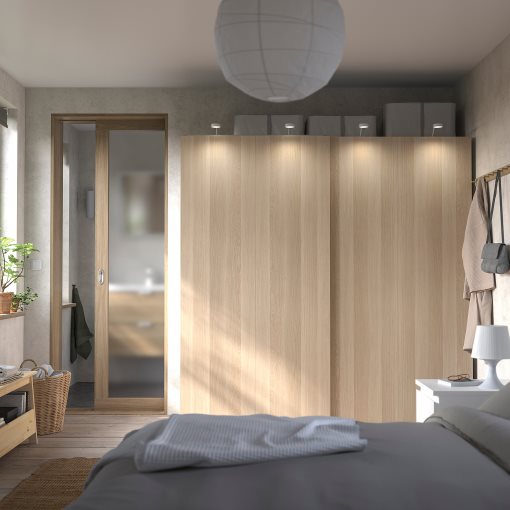 PAX/HASVIK, wardrobe combination, 200x66x201 cm, 895.031.54