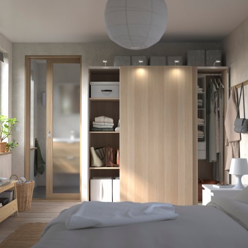 PAX/HASVIK, wardrobe combination, 200x66x201 cm, 895.031.54