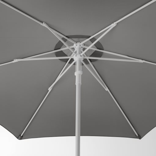 HÖGÖN/IGGÖN, parasol with base, 270 cm, 895.762.06