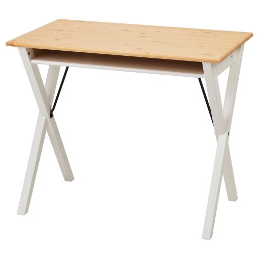 BOLLPOJKE/BLECK, desk and chair, 896.221.33