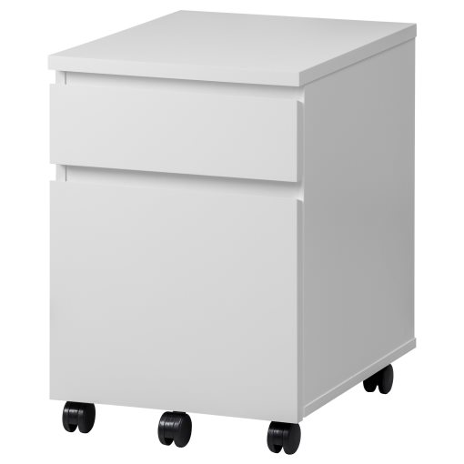 MALM, drawer unit on castors, 903.406.51
