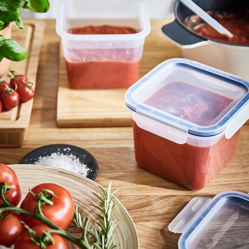 IKEA 365+, food container square/plastic, 1.4 l, 903.591.79