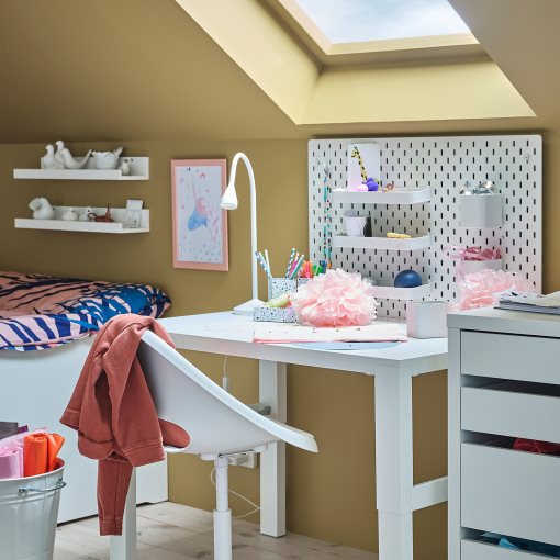 NÄVLINGE, φωτιστικό γραφείου με ενσωματωμένο φωτισμό LED, 904.049.21