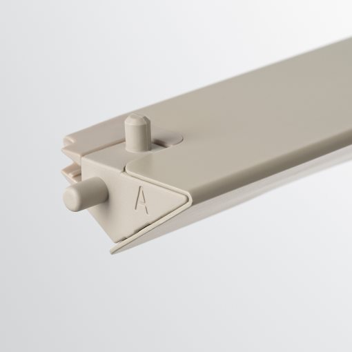 ÖVERSIDAN, wardrobe strip with built-in LED light source and sensor dimmable, 71 cm, 904.749.09